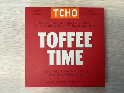 TCHO CHOCOLATE BAR TOFFEE TIME 2.5 OZ