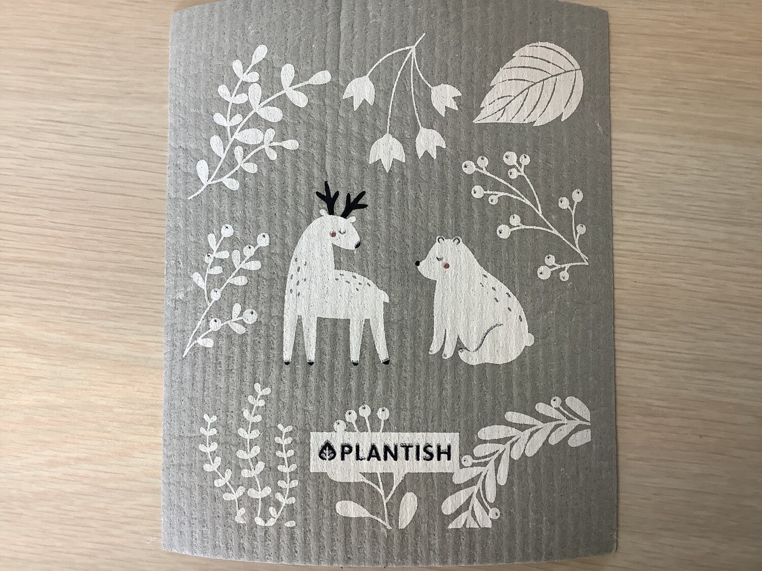 PLANTISH SWEDISH SPONGE CLOTH DEER BEAR