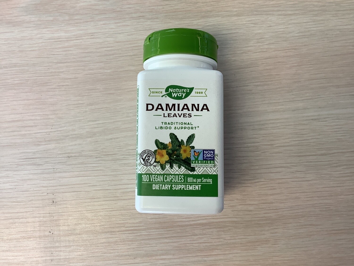 NATURES WAY DAMIANA LEAVES 100 CP