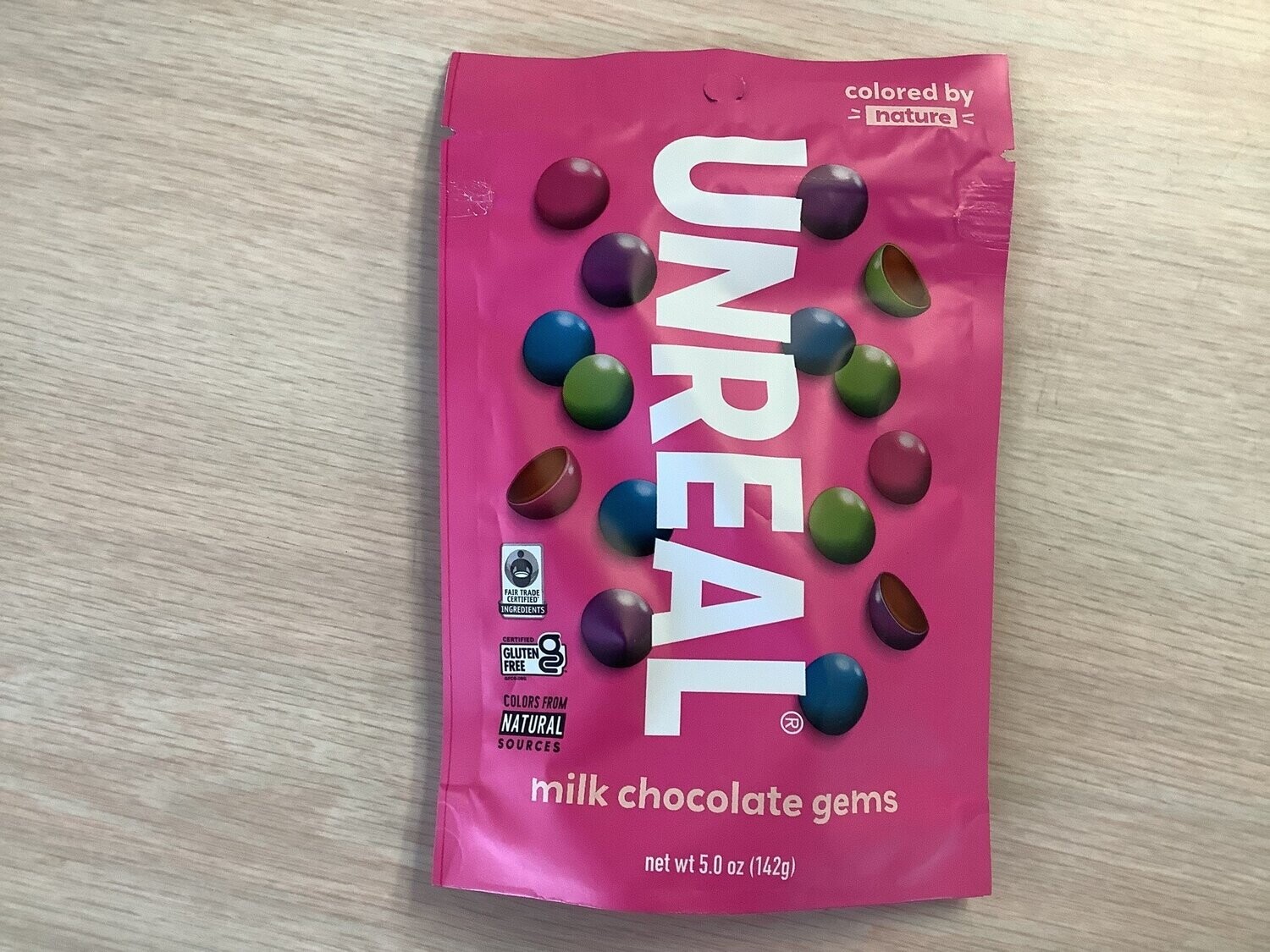 UNREAL MILK CHOCOLATE GEMS 5 OZ BAG