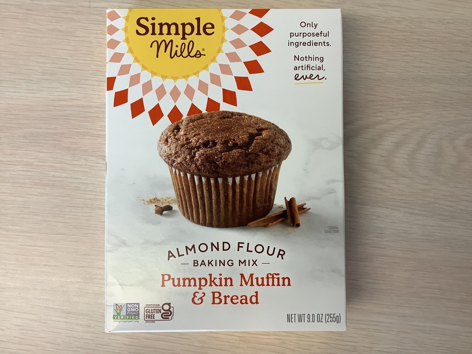 SIMPLE MILLS MUFFIN MIX PUMPKIN 9 OZ