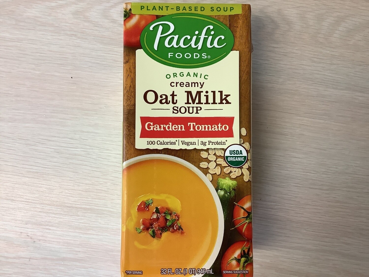 PACIFIC FOODS OAT MILK GARDEN TOMATO SOUP 32 Oz