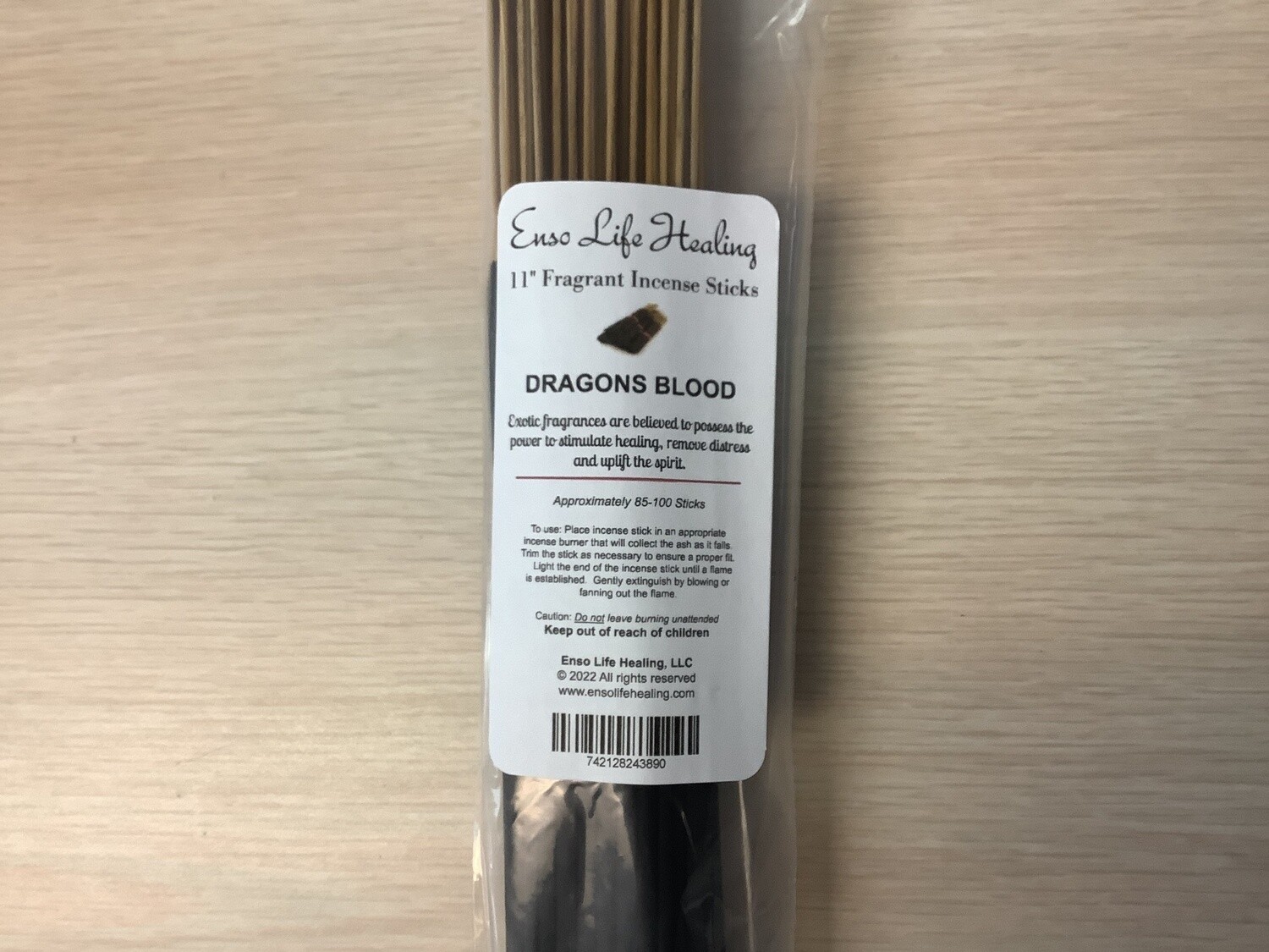 ENSO INCENSE STICK 11 in DRAGONS BLOOD BUNDLE of 95-100