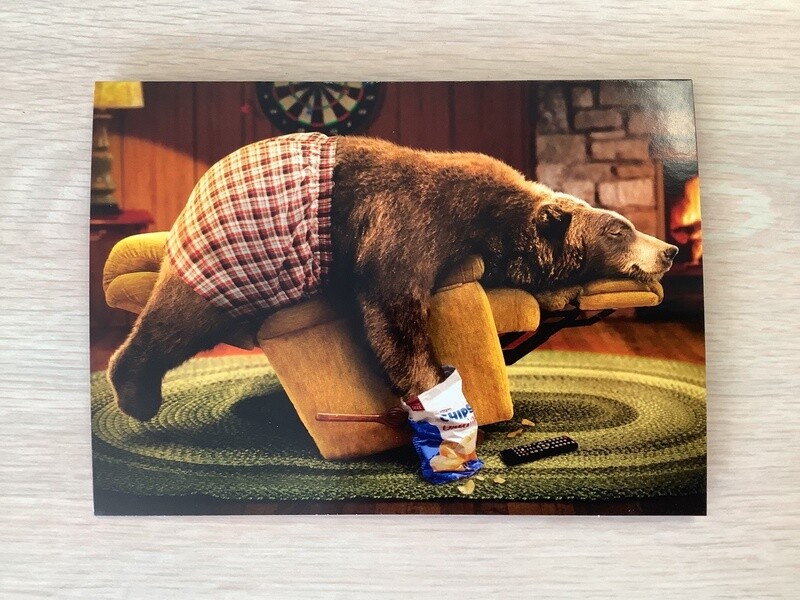 AVANTI BEAR RECLINERBIRTHDAY CARD