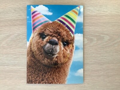 AVANTI ALPACA BIRTHDAY CARD