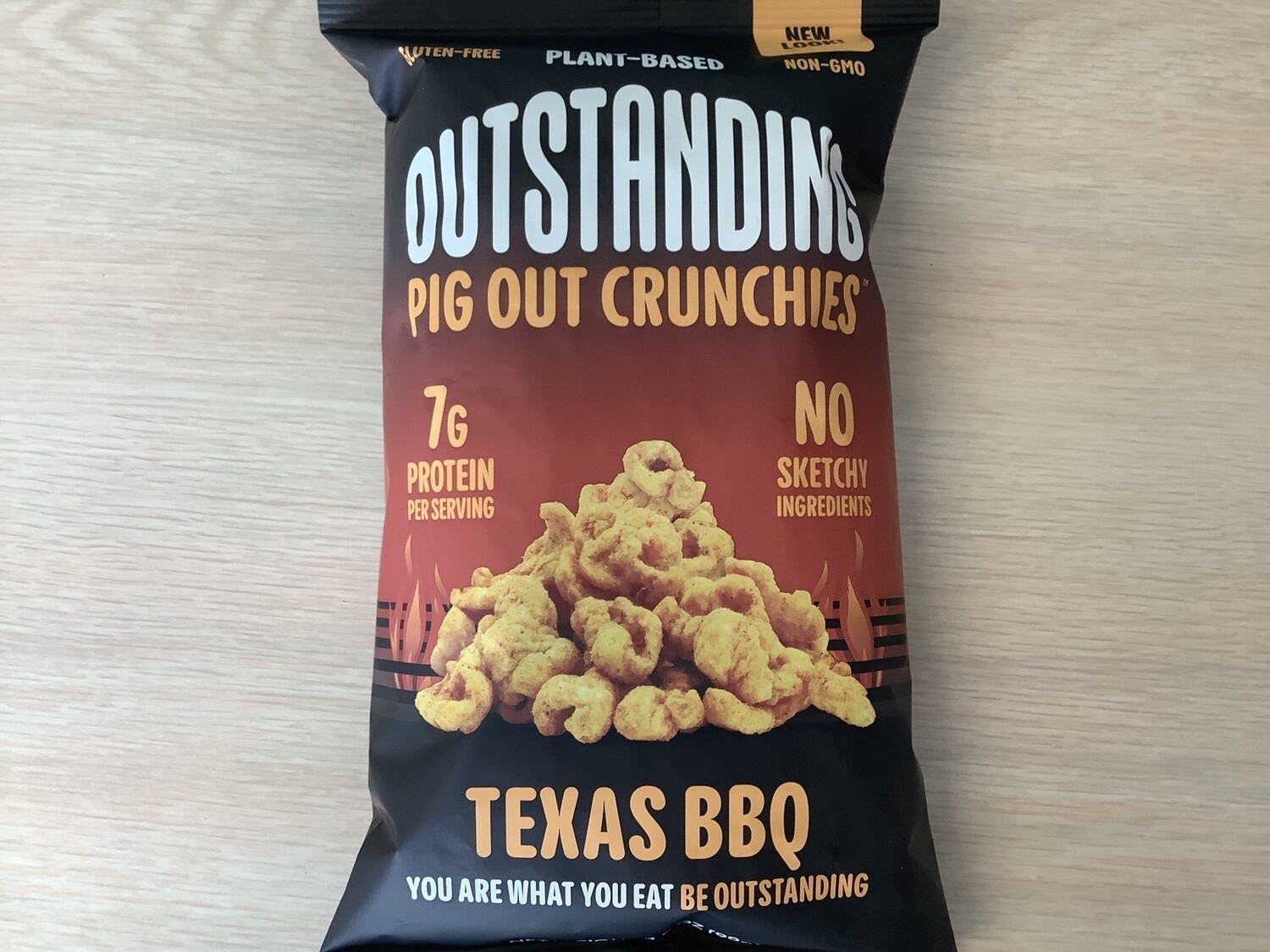OUTSTANDING CRUNCHIES TEXAS BBQ 3.5 Oz