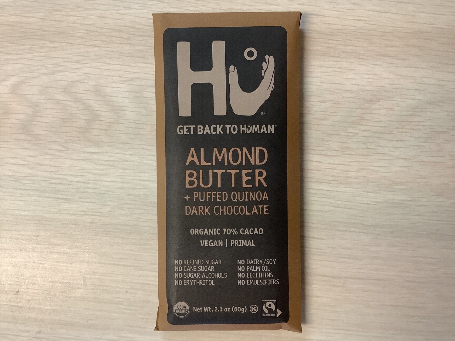 HU DARK CHOCOLATE ALMOND BUTTER W QUINOA 2.1 OZ