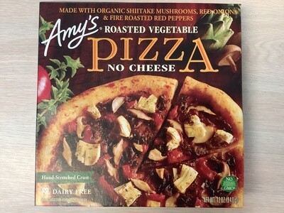 AMYS PIZZA ROASTED VEGGIE ORGANIC VEGAN 12 OZ FROZEN single