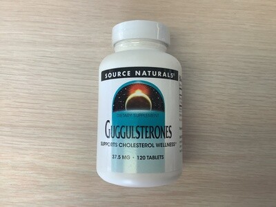 SOURCE NATURALS Guggulsterones 37.5 mg 120 tablet