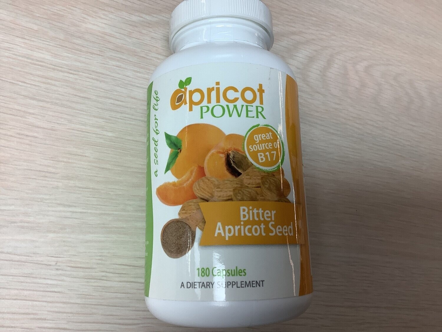 APRICOT POWER Apricot Seed Capsules 180 cnt