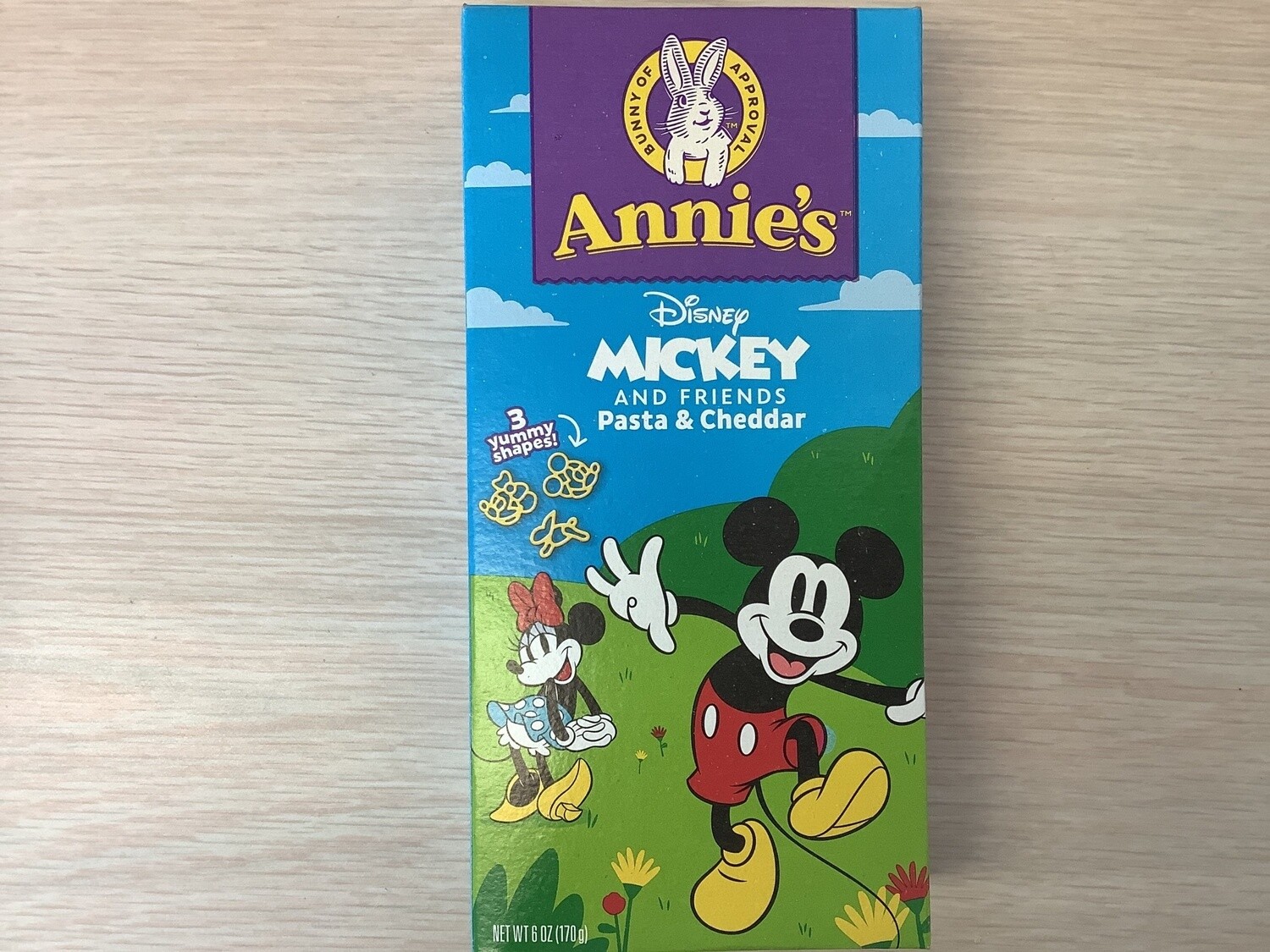 ANNIES MICKEY AND FRIENDS PASTA &amp; CHEDDAR 6 OZ