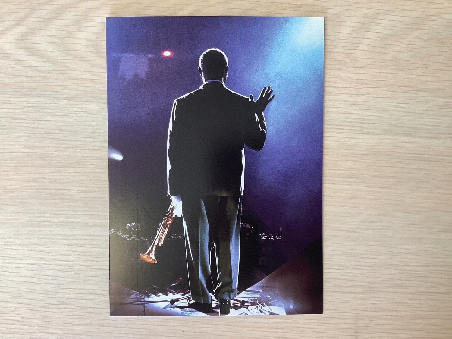 AVANTI AMERICA LOUIS ARMSTRONG SILHOUETTE CONGRATULATIONS CARD