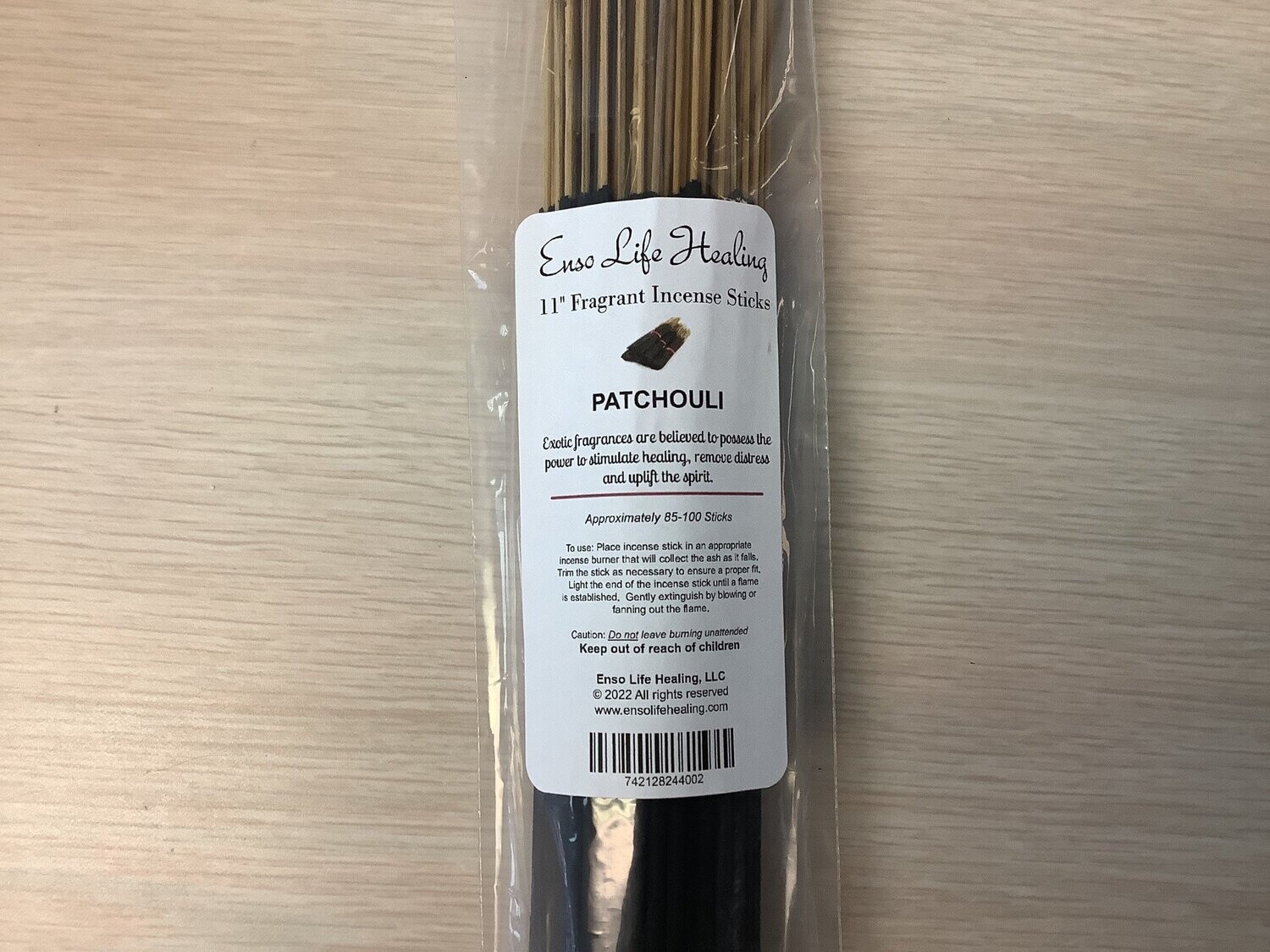 ENSO INCENSE STICK 11 in PATCHOULI BUNDLE of 95-100