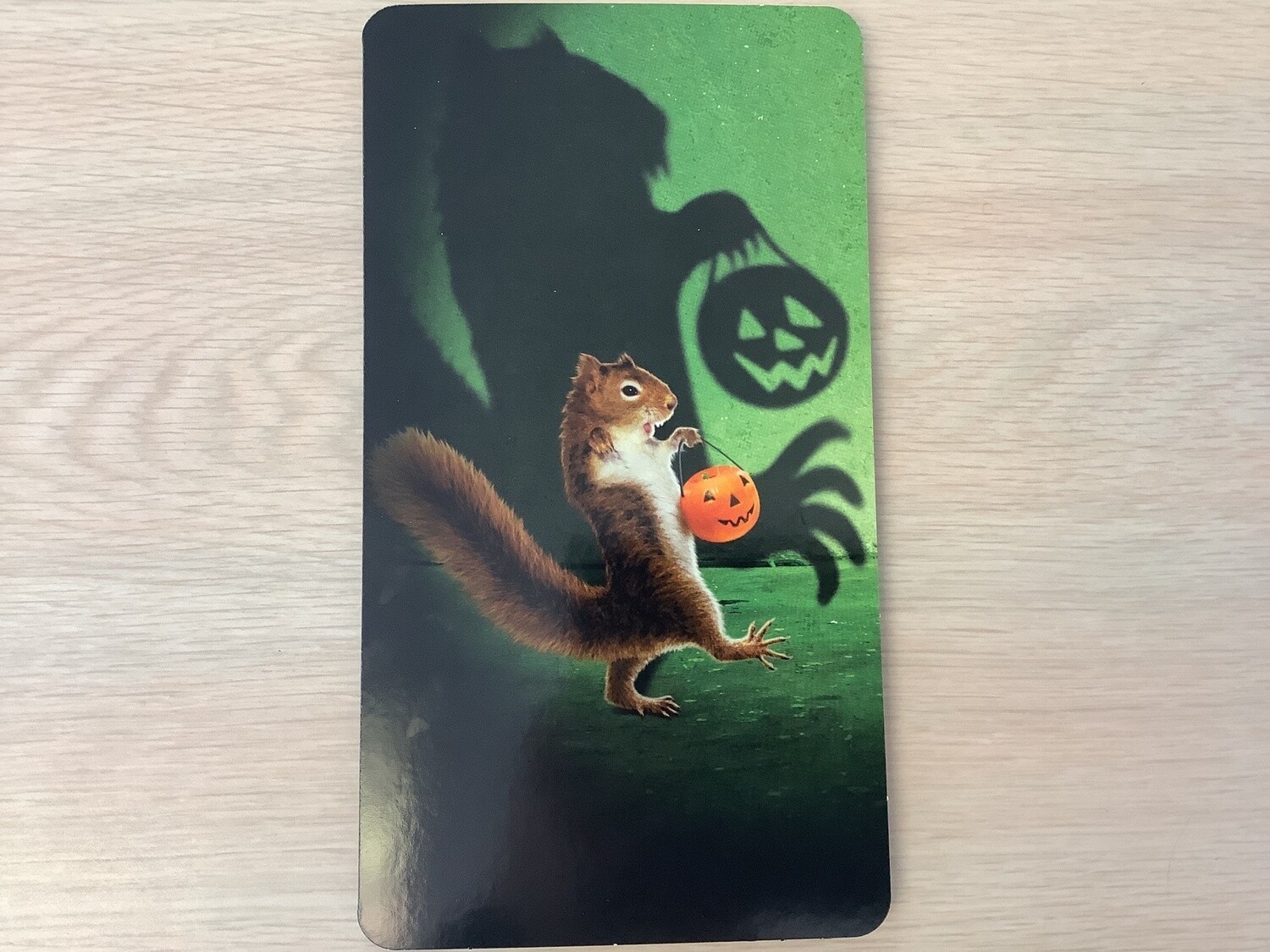 AVANTI CREEPY SQUIRREL HALLOWEEN CARD