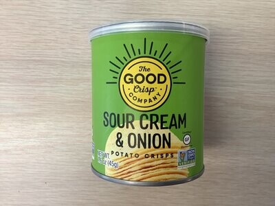 THE GOOD CRISP COMPANY POTATO CRISPS SOUR CREAM ONION GLUTEN FREE MINI 1.6 OZ