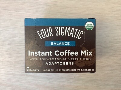 FOUR SIGMATIC BALANCE Adaptogen COFFEE with ASHWAGANDHA 10 PACKETS