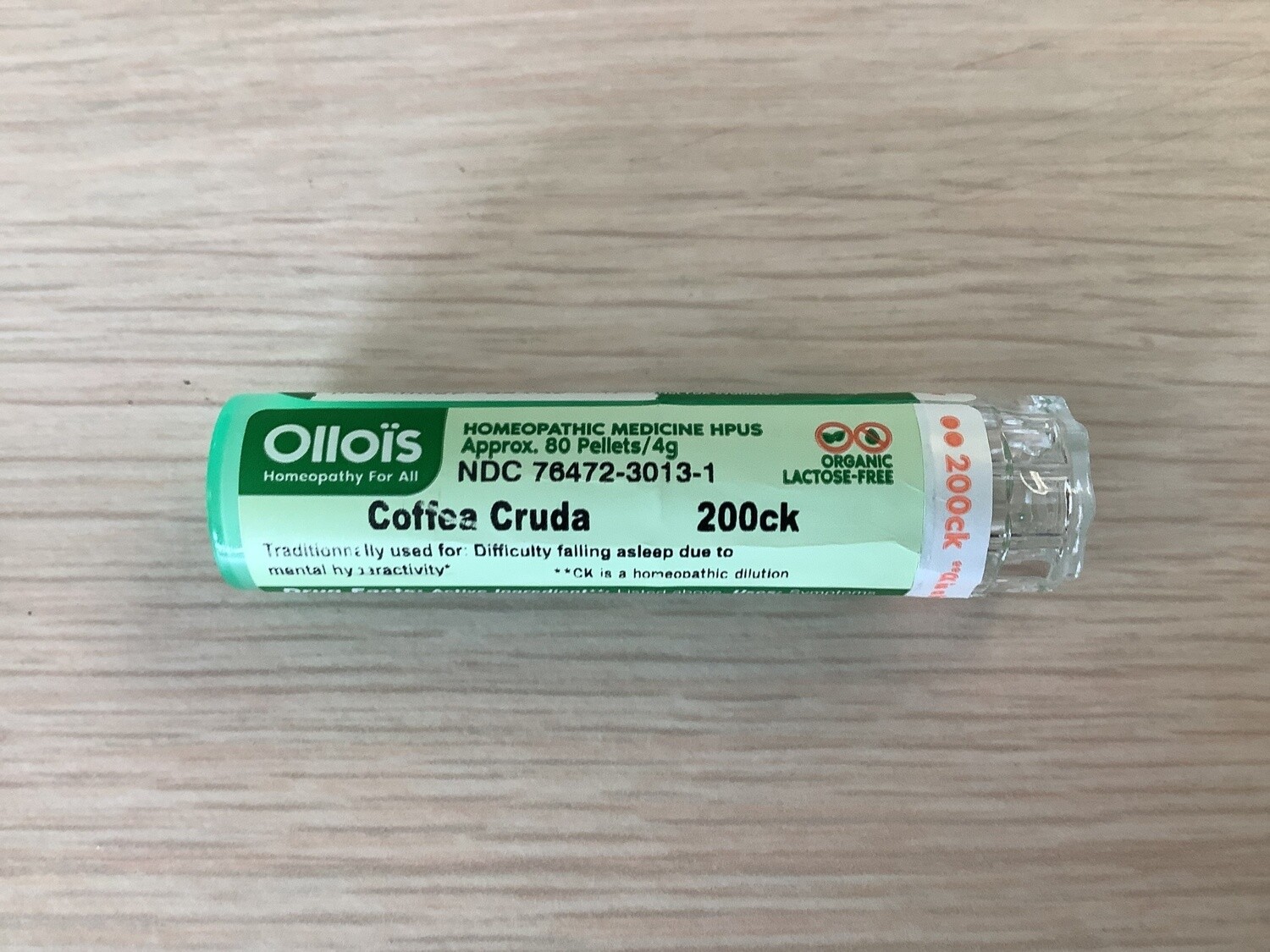 OLLOIS Coffea Cruda 200CK Vegan Organic 80 cnt