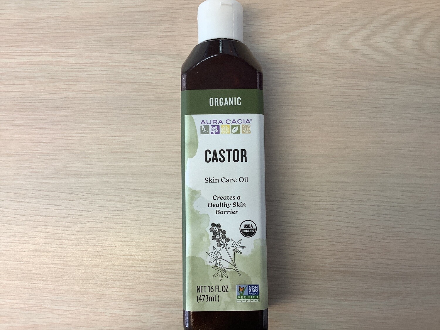 AURA CACIA CASTOR OIL ORGANIC 16 OZ