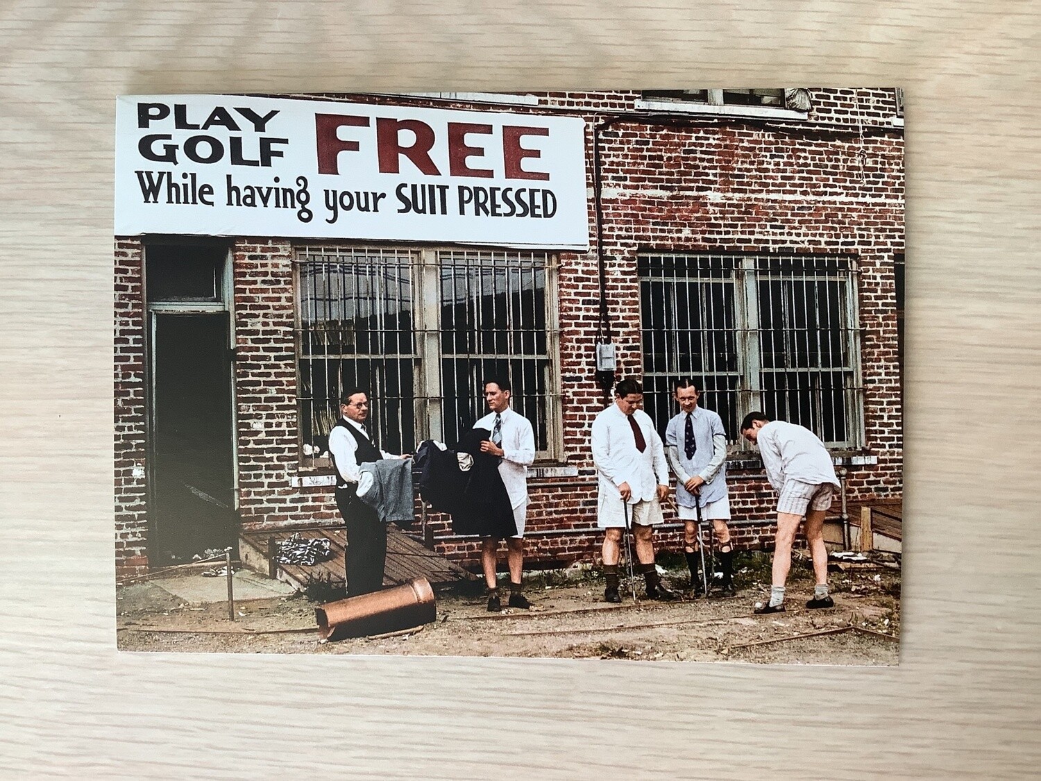 AVANTI AMERICA MINI GOLF AT TAILOR SHOP RETIREMENT CARD