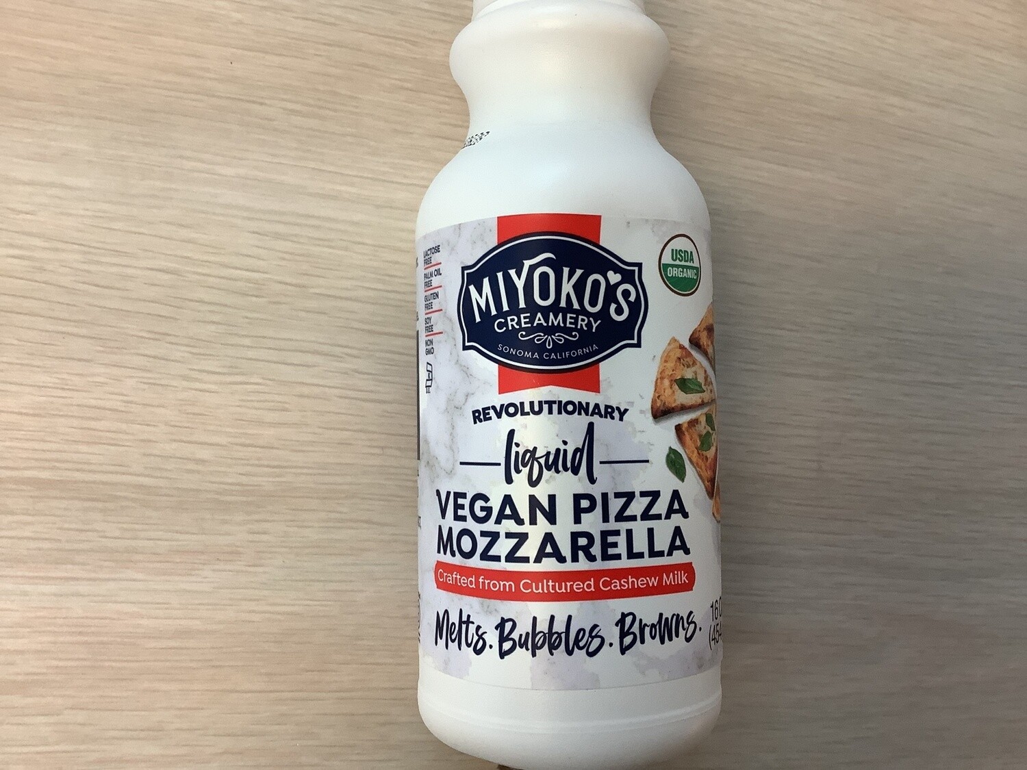 MIYOKOS VEGAN MOZZERELLA LIQUID 16 OZ REFRIGERATED