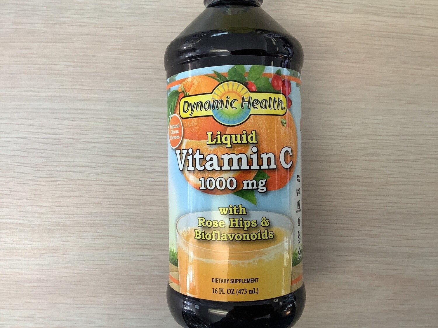 DYNAMIC HEALTH Vitamin C, Liquid, Citrus 1000mg 16oz