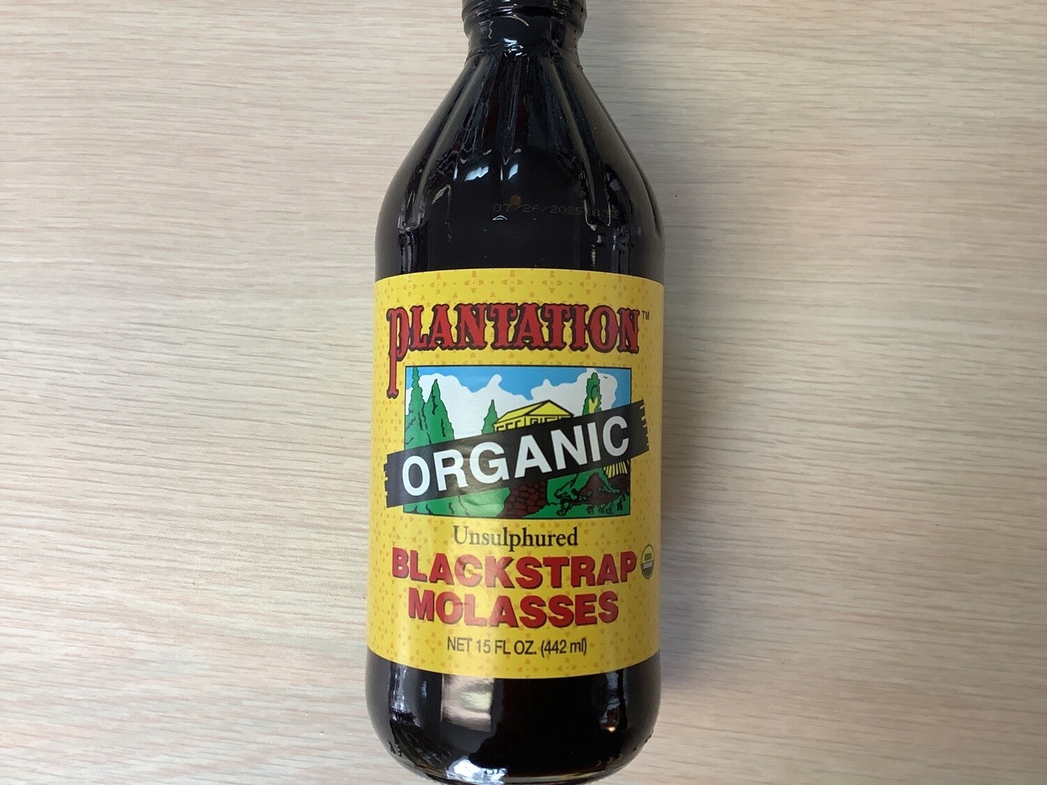 PLANTATION MOLASSES BLACKSTRAP ORGANIC 15 OZ