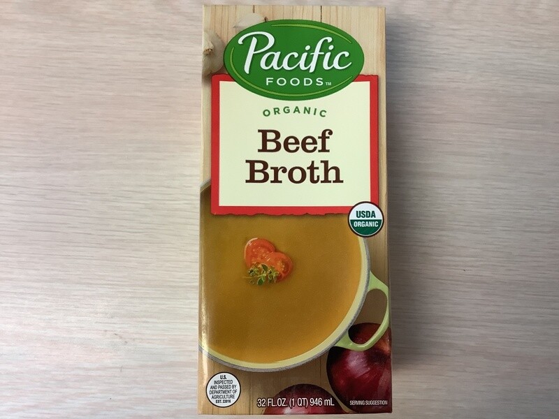 PACIFIC FOODS BROTH BEEF GLUTEN FREE 32 OZ