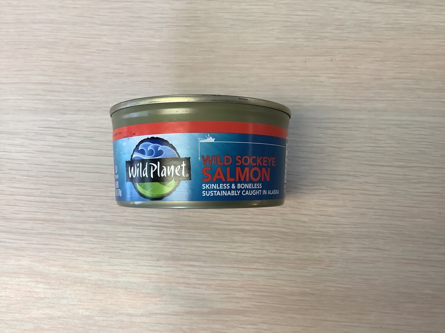 WILD PLANET SALMON SOCKEYE WILD 6 OZ single