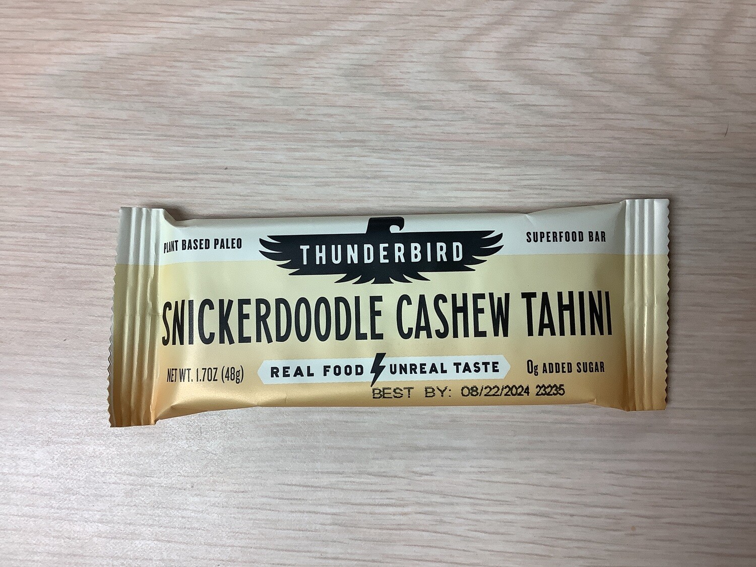 THUNDERBIRD SUPERFOOD ENERGY BAR SNICKERDOODLE 1.7 OZ