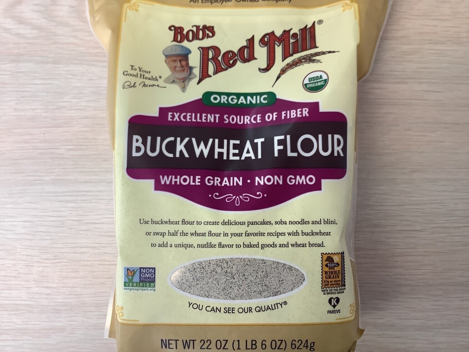 BOBS RED MILL FLOUR BUCKWHEAT ORGANIC 22 OZ single