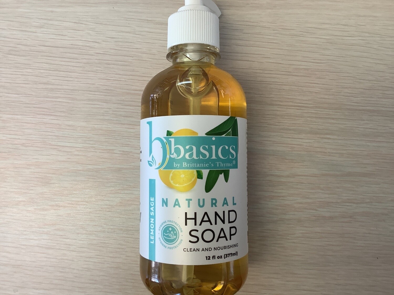 BRITTANIES THYME BASICS HAND SOAP LEMON SAGE 12 OZ