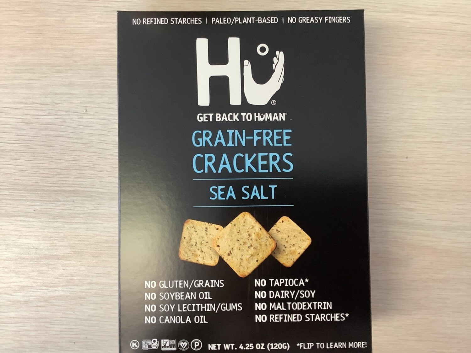 HU CRACKERS SEA SALT 4.25 OZ