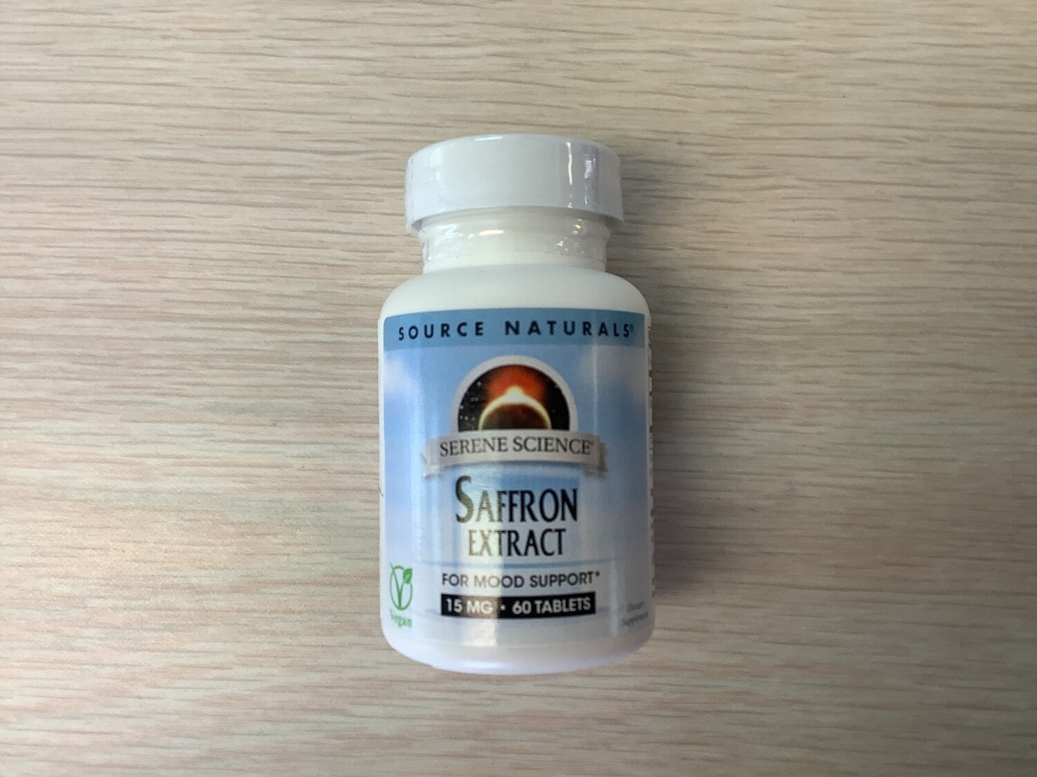 SOURCE NATURALS SAFFRON EXTRACT 15 MG 60 TABLETS