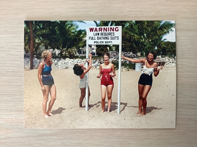AVANTI AMERICA BATHING SUITS REQUIRED BIRTHDAY CARD