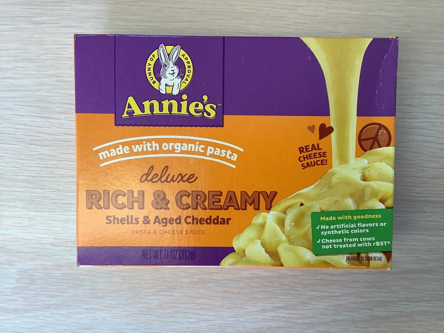 ANNIES MAC &amp; CHEESE SHELL &amp; AGED CHEDDAR 11 OZ