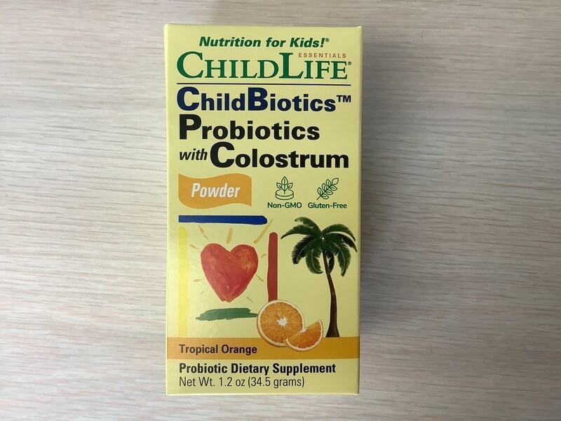 CHILDLIFE ESSENTIALS PROBIOTICS WITH COLOSTRUM 1.2 OZ POWDER