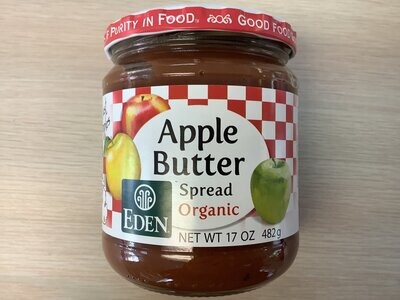 EDEN FOODS FRUIT APPLE BUTTER ORGANIC 17 OZ