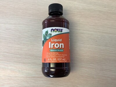 NOW IRON LIQUID 8 FL OZ
