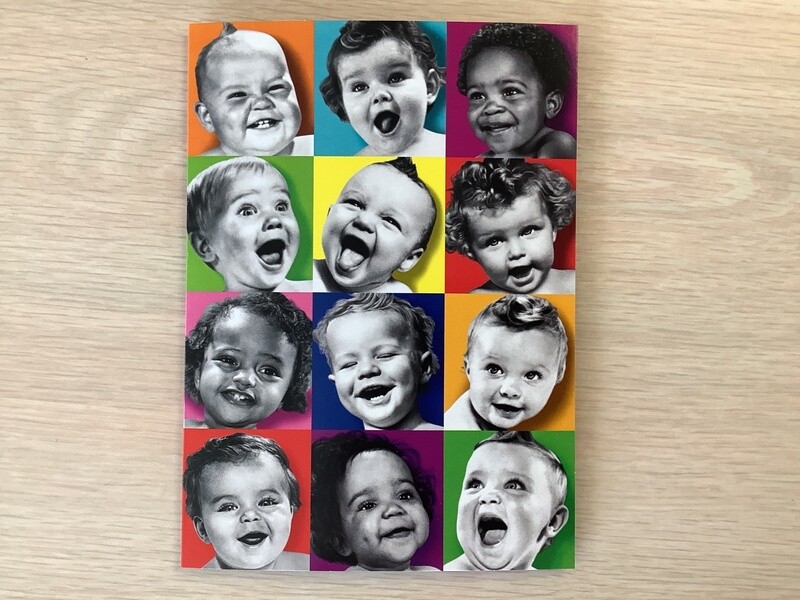 AVANTI BABY FACES BIRTHDAY CARD