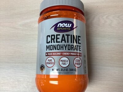 NOW CREATINE POWDER 600 G (21.2 OZ)