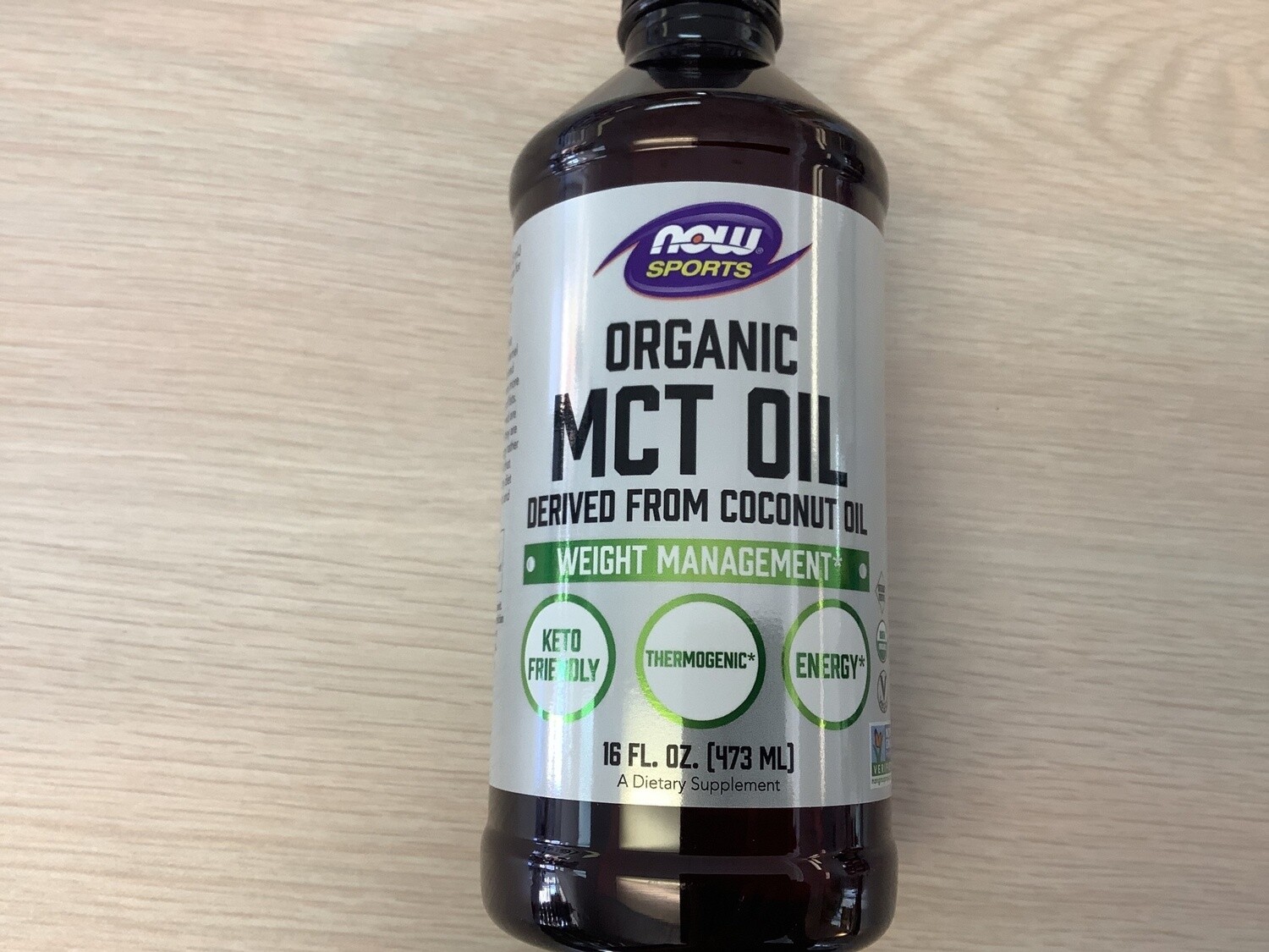 NOW ORGANIC MCT OIL 16 FL OZ