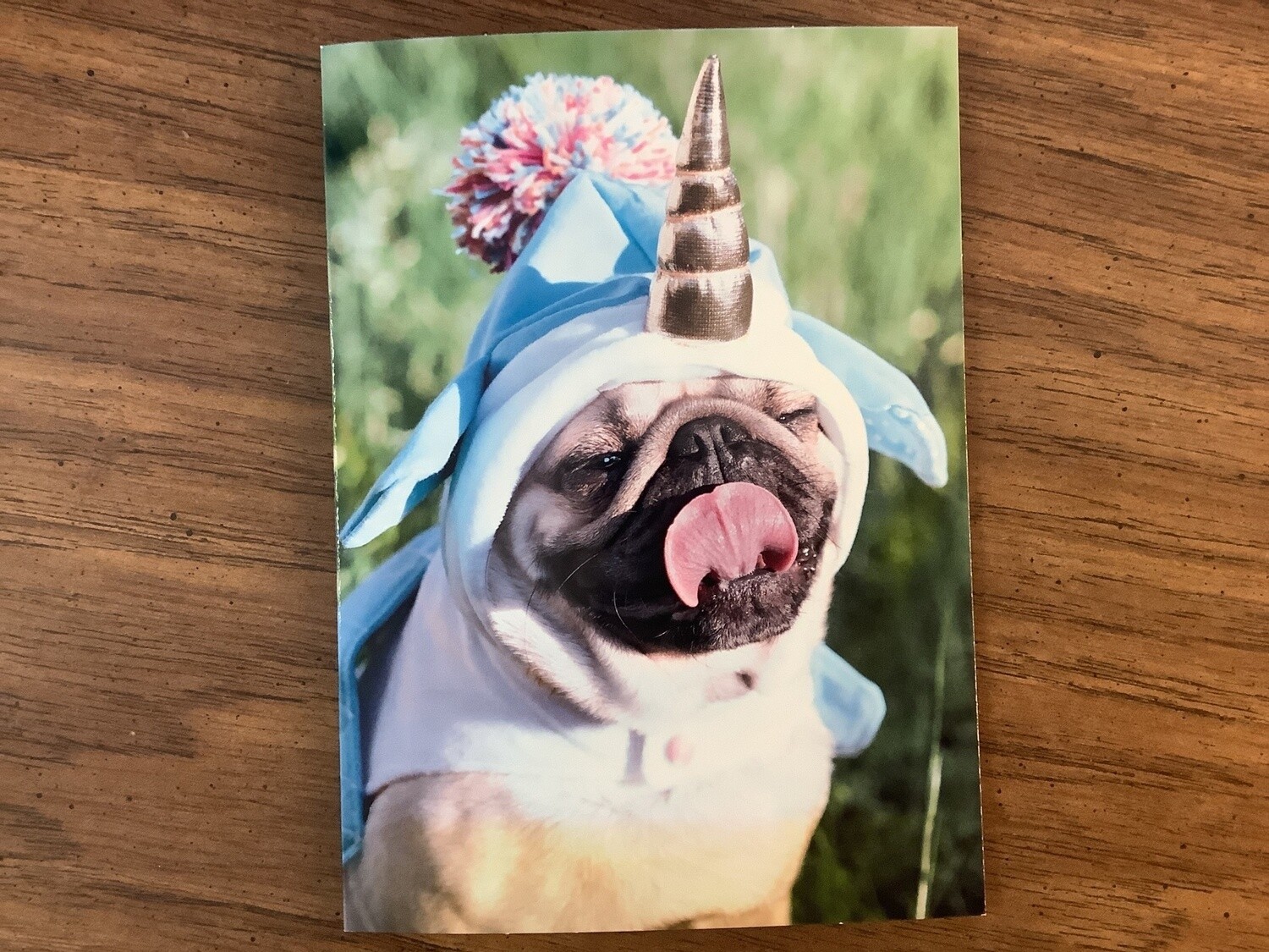 AVANTI UNICORN BULLDOG BIRTHDAY CARD
