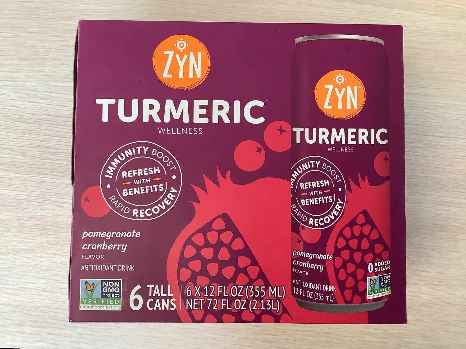 ZYN POMEGRANATE CRANBERRY 12 OZ 6 PK