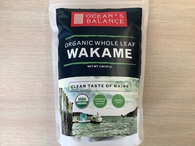 OCEANS BALANCE Organic Whole Leaf Wakame 57 g