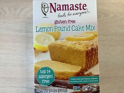 NAMASTE FOODS GLUTEN FREE LEMON POUND CAKE MIX 18 oz