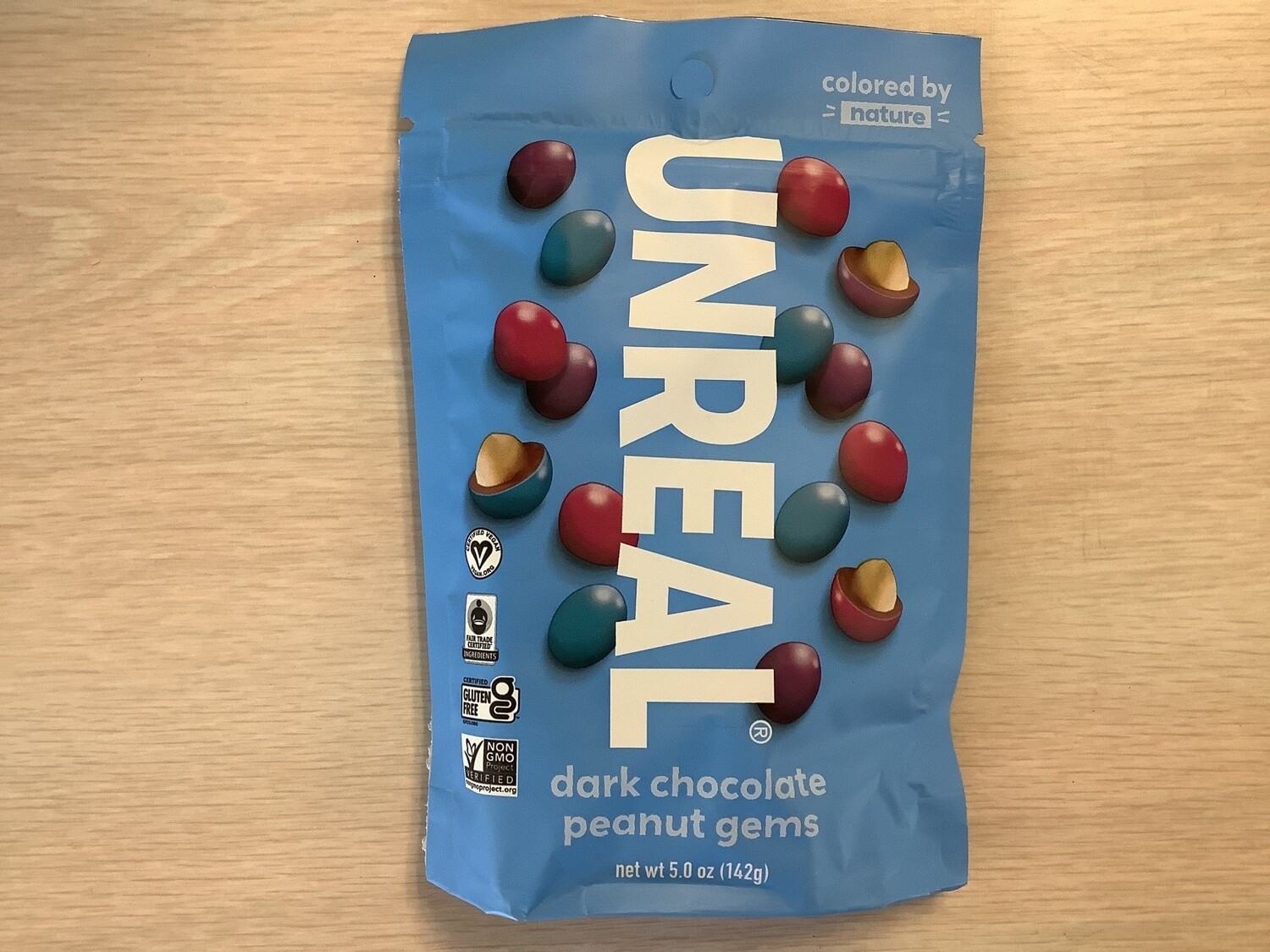 UNREAL DARK CHOCOLATE PEANUT GEMS 5 OZ BAG