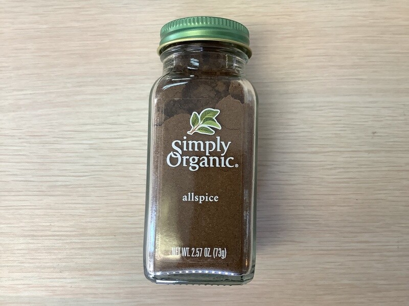 SIMPLY ORGANIC ALLSPICE GROUND 2.57 OZ