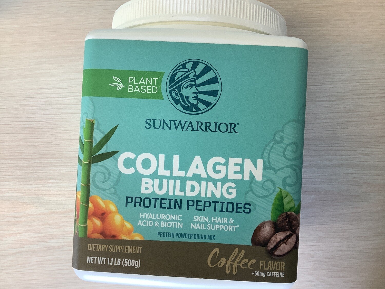 SUNWARRIOR COLLAGEN BUILDING PROTEIN PEPTIDES COFFEE 500 g