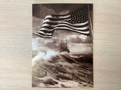 AVANTI AMERICA THE AMERICAN FLAG BLANK INSIDE WITH QUOTE CARD