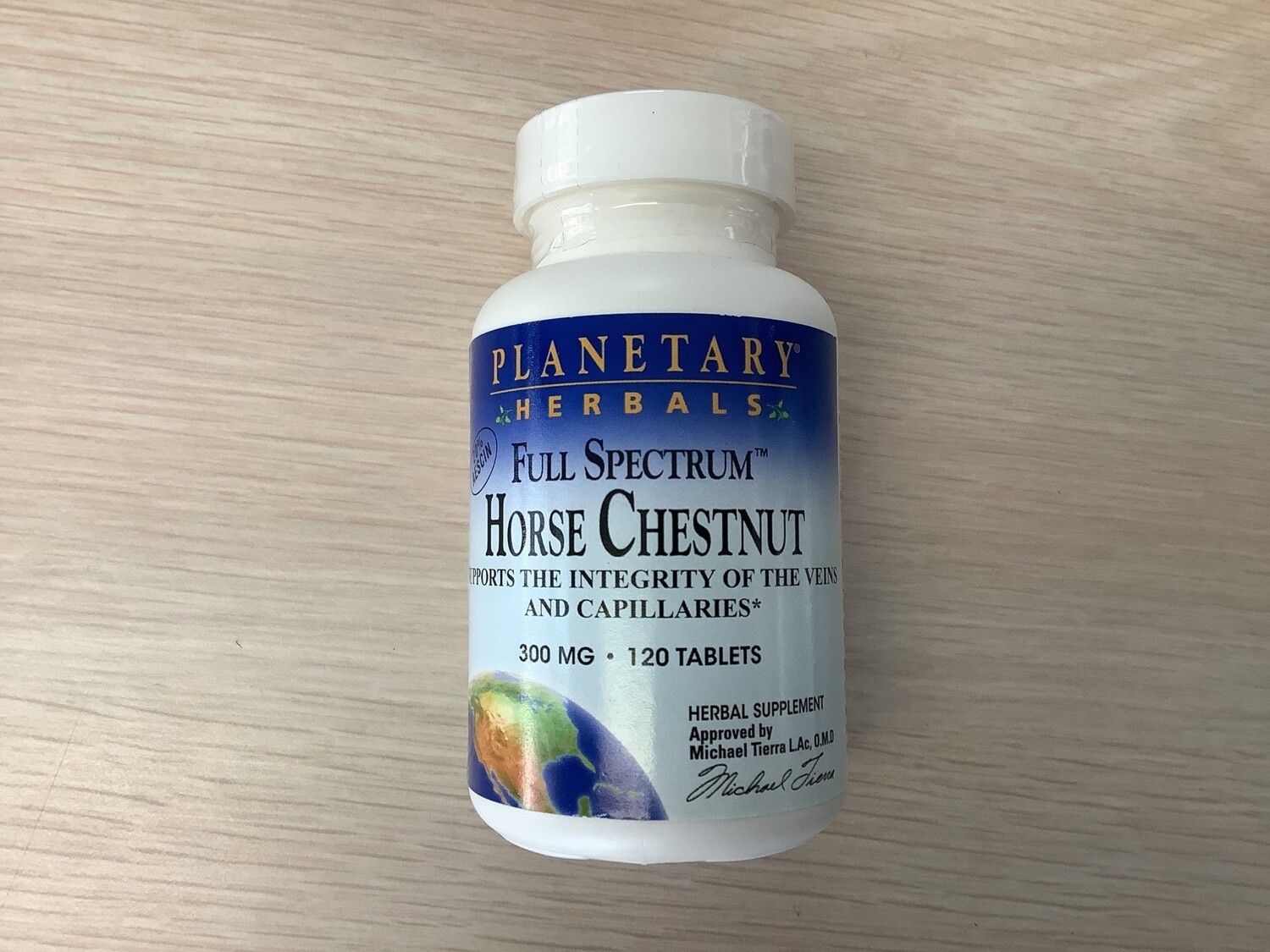 PLANETARY HERBALS Horse Chestnut, Full Spectrum 300 mg 120 tablet